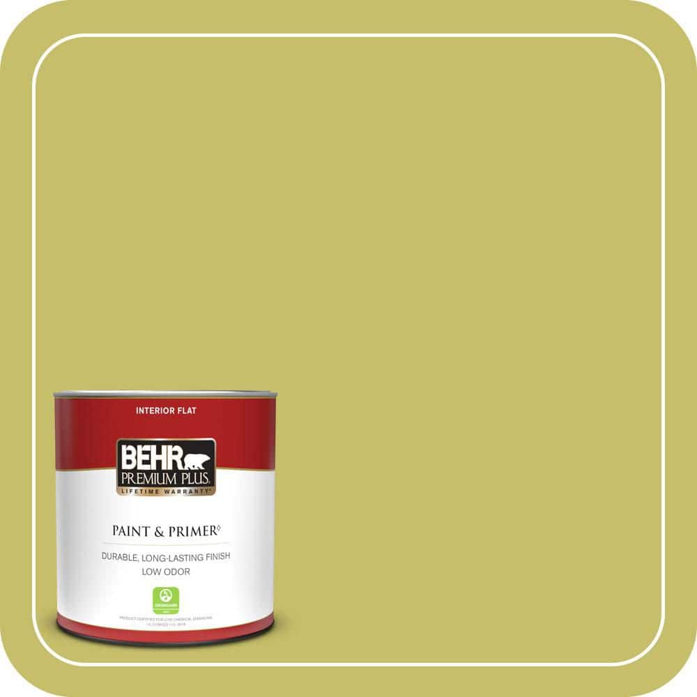 1 qt. #P350-5 Go Go Lime Flat Low Odor Interior Paint & Primer price history on PriceWatchPro