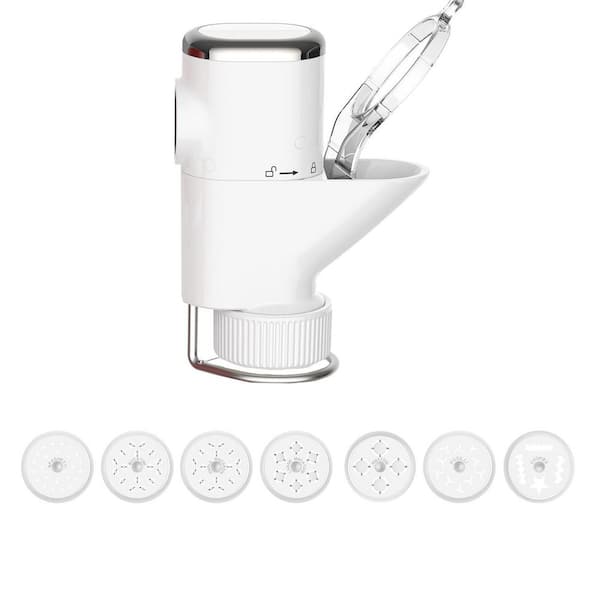 Stainless Steel Pasta Press Attachment for Stand Mixers with 7 Interchangeable Plates, Includes Cutter and Pusher Bar