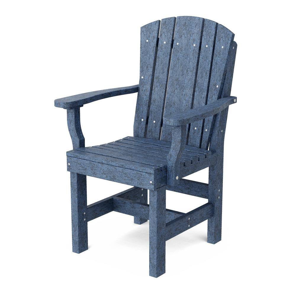 Heritage Patriot Blue HDPE Plastic Outdoor Dining Arm Chair price history on PriceWatchPro