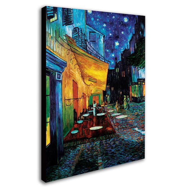 Lavish Home 16 in. x 20 in.Starry Night LED Lighted Canvas Art, Multi