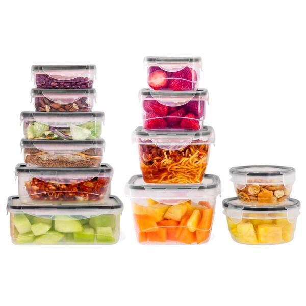 Easy Essentials Rectangular 12-Ounce Food Storage Container, Set of 6, 09167