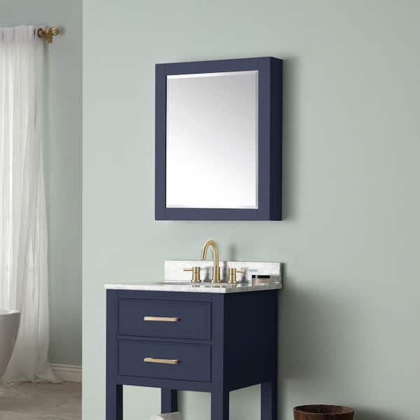 Avanity 24 in. W x 30 in. H Rectangular Solid Wood Medicine Cabinet with Mirror