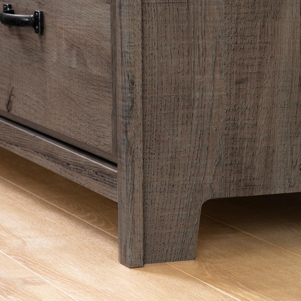 Fall Oak Double Nursery Dresser with Extra Deep Drawers