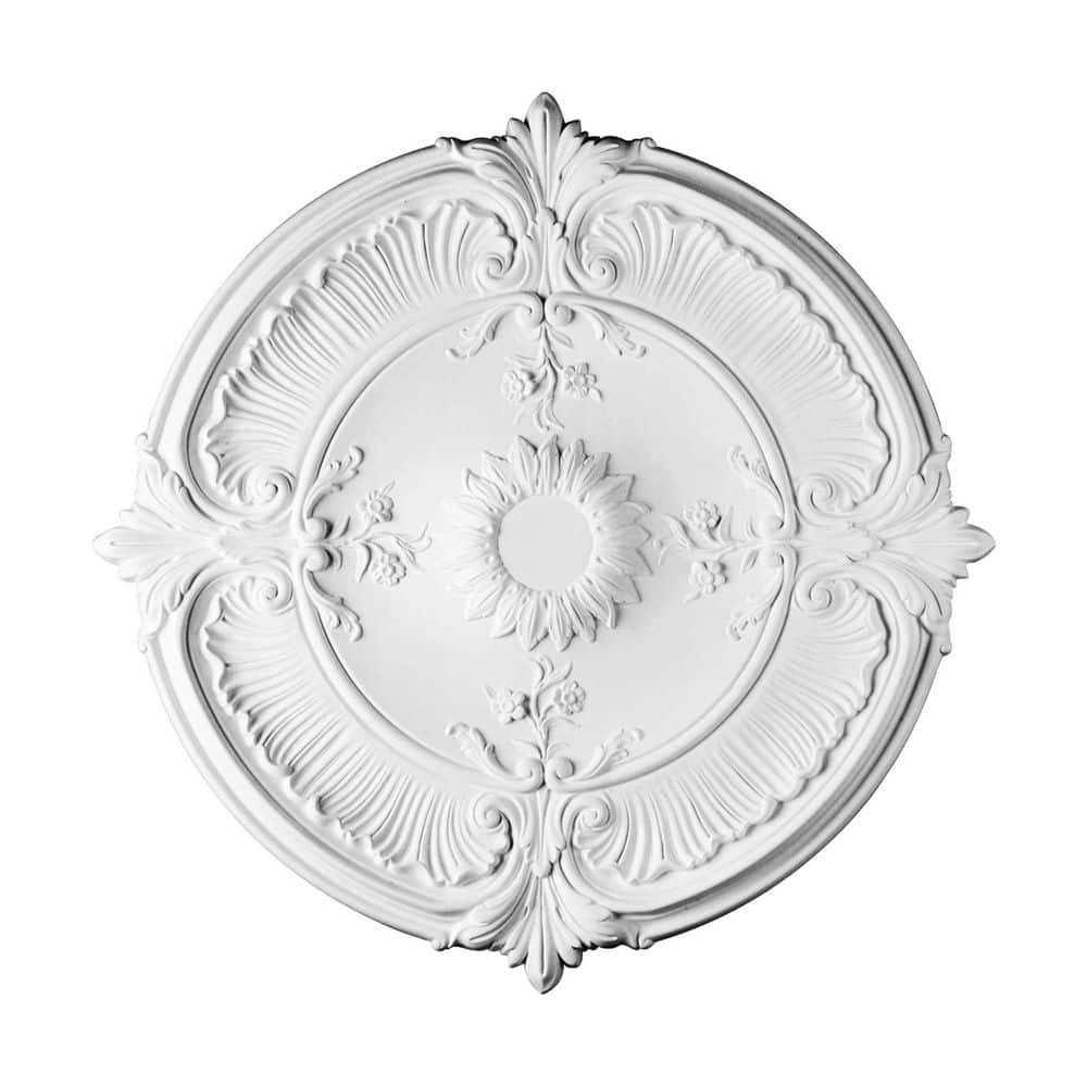 27.5" White Primed Polyurethane Ceiling Medallion