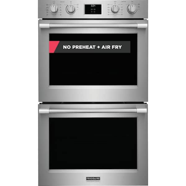 Frigidaire 30 in. Double Electric Wall Oven with Total Convection in Stainless Steel