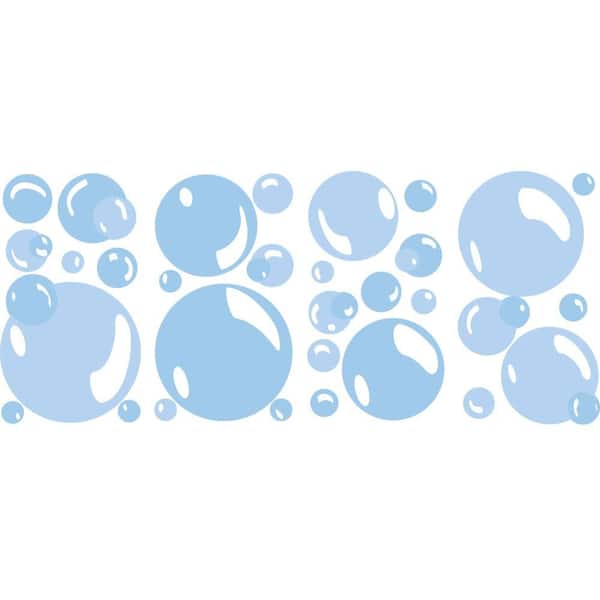 Large Wall Decals Bubbles, Bubble Wall Stickers, Bathroom Wall Decals