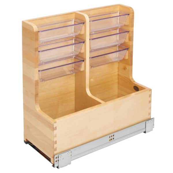 Rev-A-Shelf 30 in. Wood Vanity Base Cabinet Storage Organizer