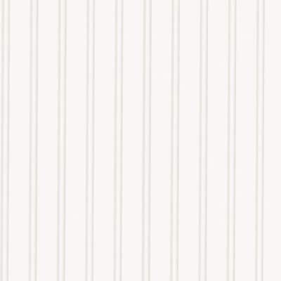 White Vinyl Pre-Pasted Moisture Resistant Wallpaper Roll (Covers 56 Sq. Ft.)