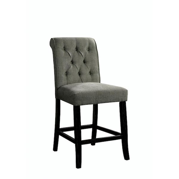 William's Home Furnishing Izzy in Gray Counter Height Chair CM3564GY-PC ...