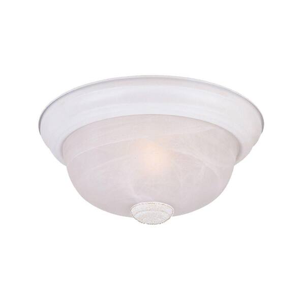 Designers Fountain Reedley Collection 2-Light Solid White Ceiling Flushmount (2-Pack)