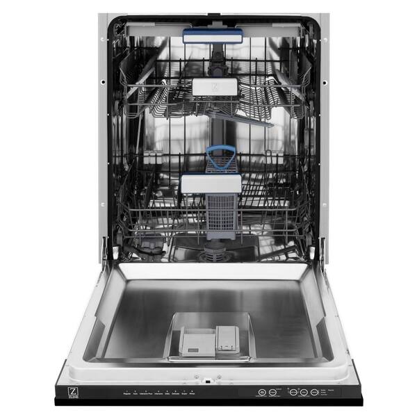Autograph Edition 24 in. Top Control 8-Cycle Tall Tub Dishwasher w/ 3rd Rack in Black Stainless Steel & Champagne Bronze