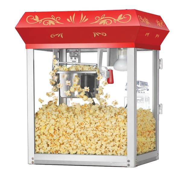 Great Northern Foundation 6 oz. Red Countertop Popcorn Machine