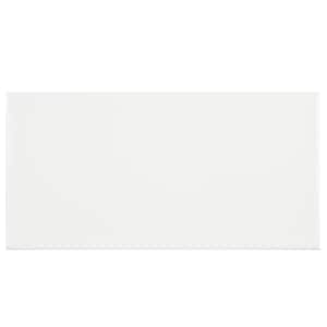 Projectos White 3-7/8 in. x 7-3/4 in. Ceramic Floor and Wall Take Home Tile Sample