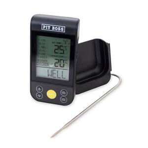 Wireless Remote BBQ Thermometer LED Readout, Grill Smoker Temp and Internal Temp
