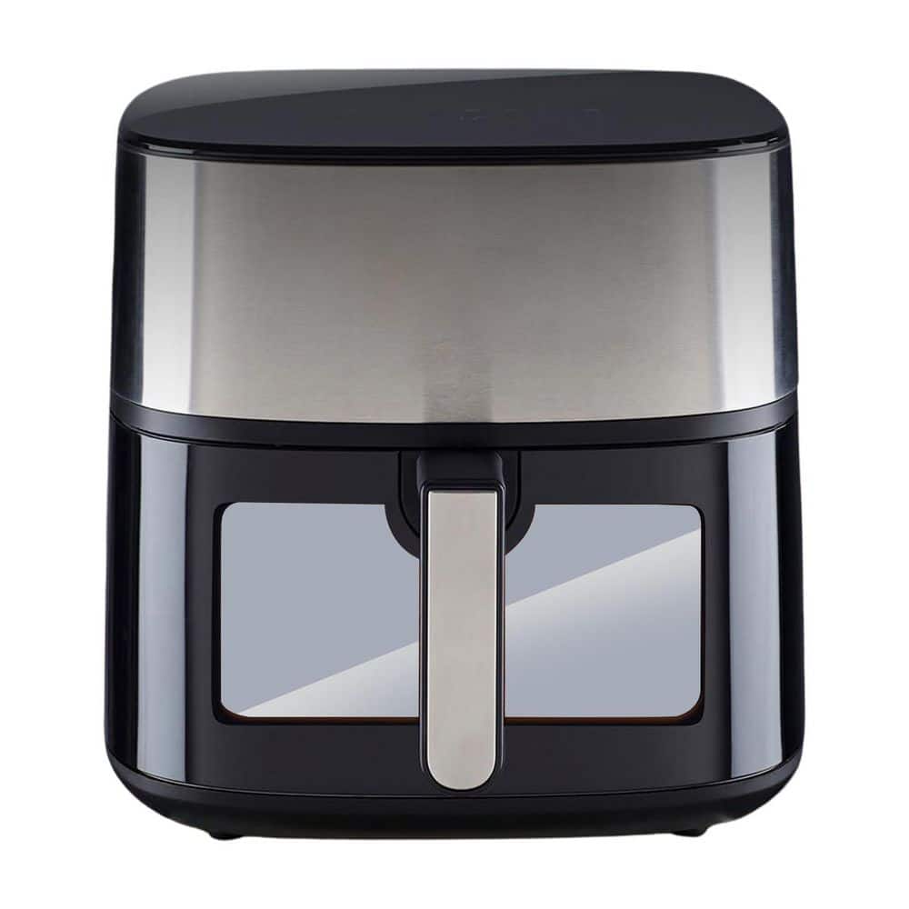 Lynzavix 8.5 Qt. Black Large Air Fryer with 8-in-1 Cooking Presets