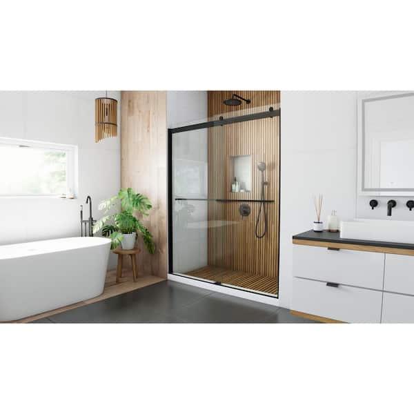 DreamLine Sapphire 56 in. to 60 in. W x 76 in. H Sliding Semi