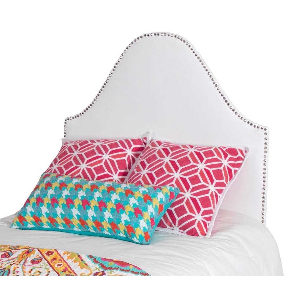 Leffler Home Bella Twin Kids and Dorm Upholstered Headboard in Peyton ...