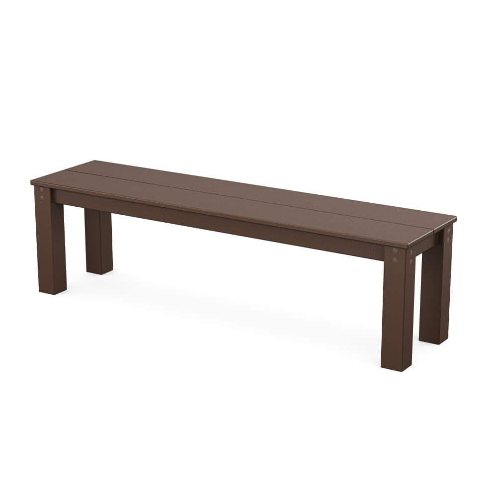 Parsons Vintage Lantern HDPE Plastic Outdoor 60 in. Bench
