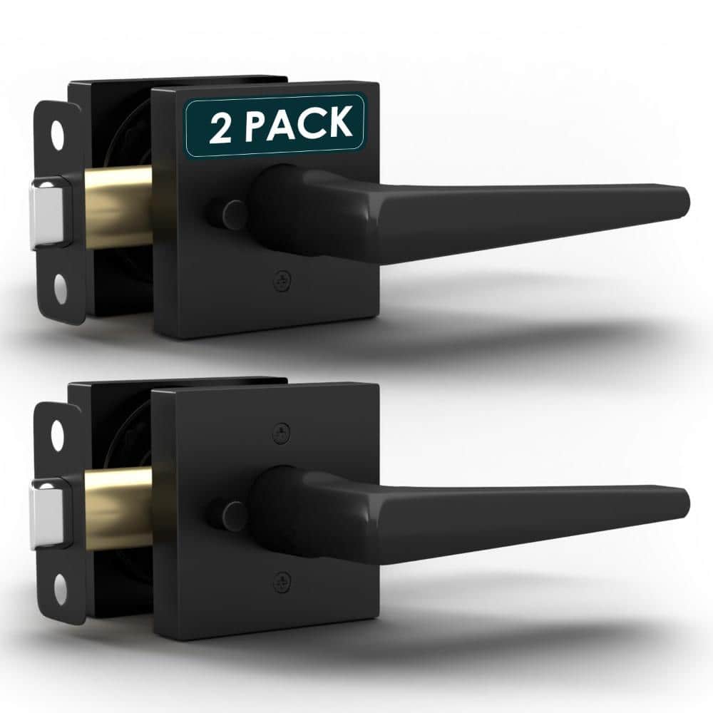 Schein Privacy Door Handle - 2 Pack Bed & Bath Lock, Matte Black price history on PriceWatchPro