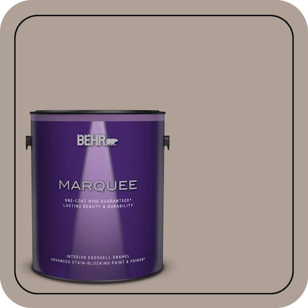BEHR MARQUEE 1 gal. #N180-4 Moleskin One-Coat Hide Eggshell Enamel Interior Paint & Primer