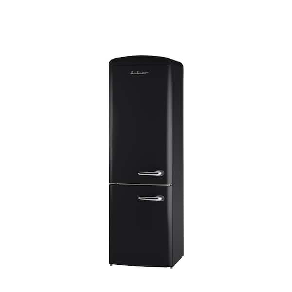 iio 11 cu. ft. Retro Frost Free Bottom Freezer Refrigerator in Black,  ENERGY STAR (Left Hinge) - Yahoo Shopping