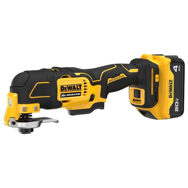 20-Volt Max Lithium-Ion Cordless Brushless 3-Speed Oscillating Multi Tool with 4.0 Ah Battery and Charger