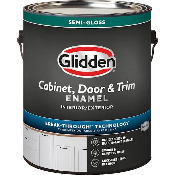 1 gal. White Semi-Gloss Cabinet, Door and Trim Interior/Exterior Paint