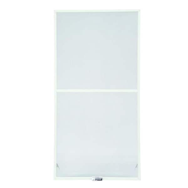 Andersen 27-7/8 in. x 46-27/32 in. 200 and 400 Series White Aluminum Double-Hung Window Insect Screen