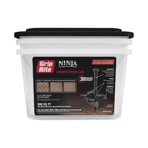 Ninja Hidden Deck Clip Number 316 stainless Steel Black Coated 900 per Box