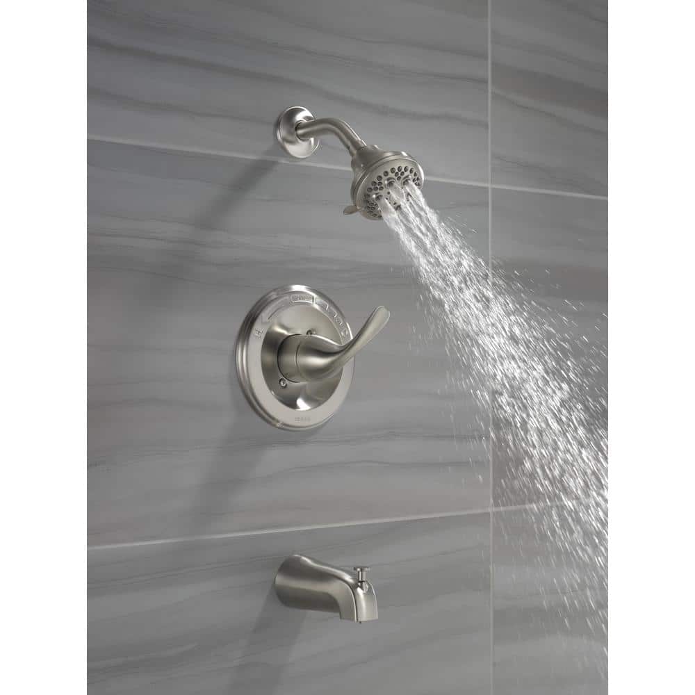 Contemporary Stainless Steel Single-Function Shower Faucet Set