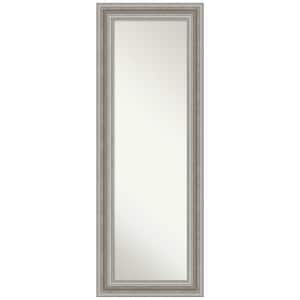 Large Rectangle Antique Silver Metallic Modern Mirror (53.5 in. H x 19.5 in. W)