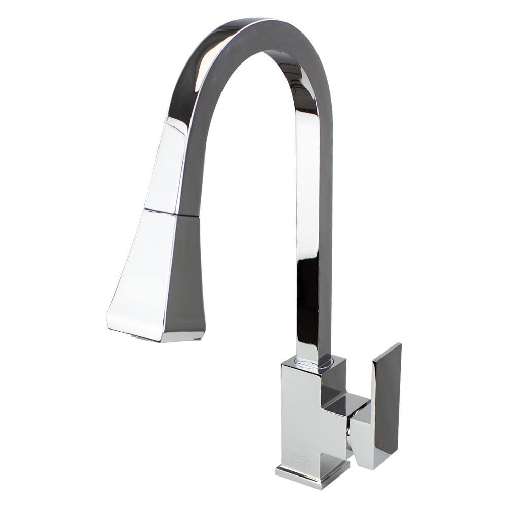 Kent Polished Chrome Pull-Out Spray Kitchen Faucet