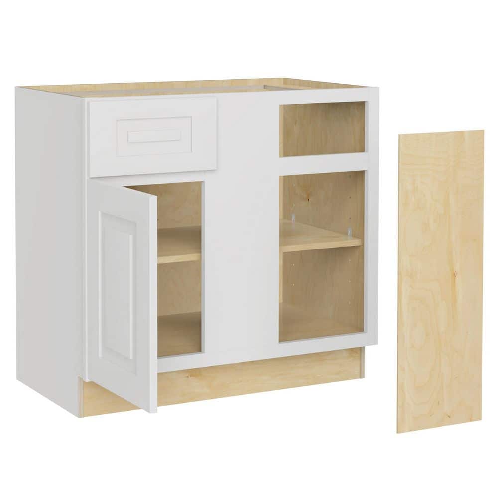 Grayson 36 in. W x 24 in. D x 34.5 in. H Assembled Plywood Blind Base Kitch