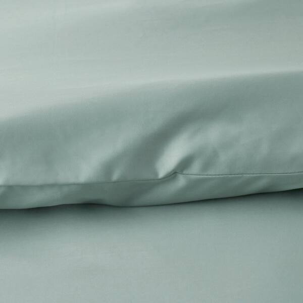Legends Hotel Supima Sea Mist Twin Sateen Duvet Cover