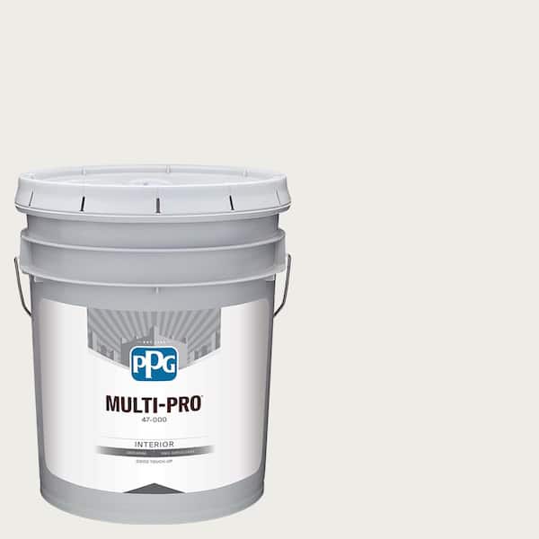 MULTI-PRO 5 gal. PPG1025-1 Commercial White Semi-Gloss Interior Paint