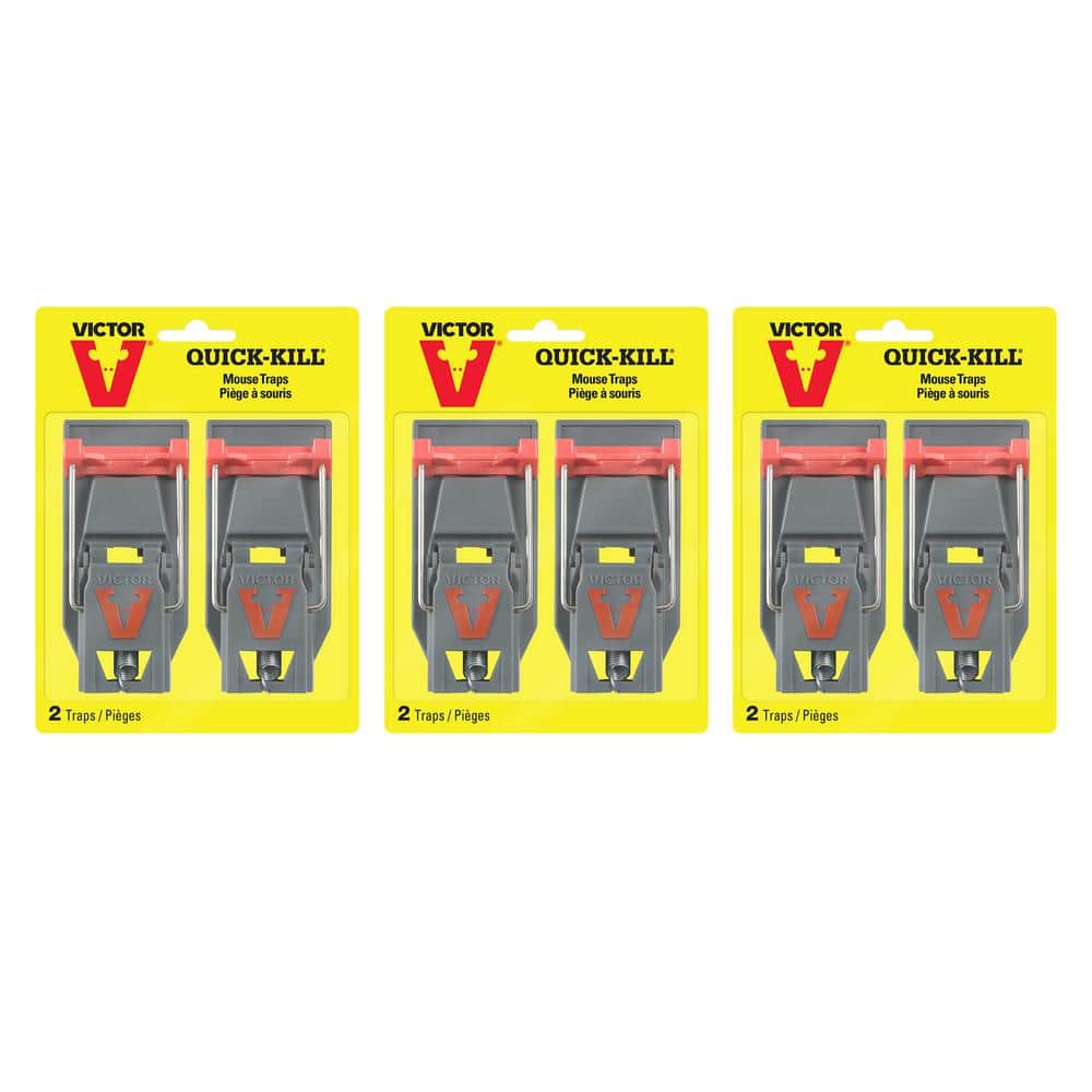 VICTOR® QUICK-KILL® MOUSE TRAP - 2 PACK, Wildlife Control Supplies