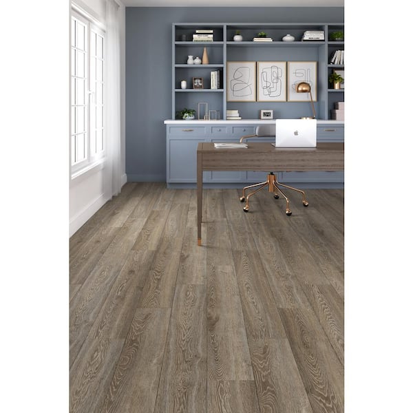 Bennett Valley Oak 12 mm T x 8 in. W Waterproof Laminate Wood Flooring (15.9 sqft/case)