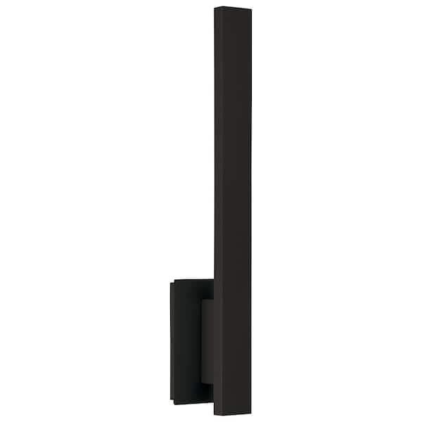 Access Lighting Haus 5 in. Matte Black LED Sconce with Acrylic Lens