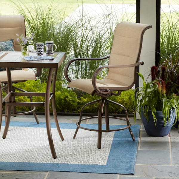 Sun Valley Aluminum Outdoor Bar Stool (2-Pack)