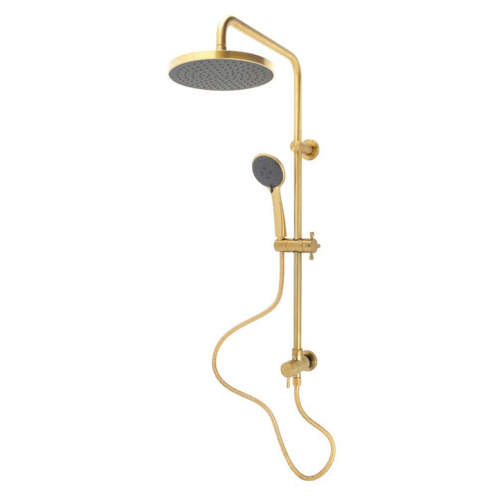 Concord 1-Handle 1-Spray Shower Combo in Brushed Brass price history on PriceWatchPro