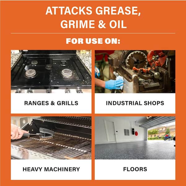 3.5 Gal. Heavy Duty Citrus Degreaser Concentrate Cleaner, Attacks Grease and Grime
