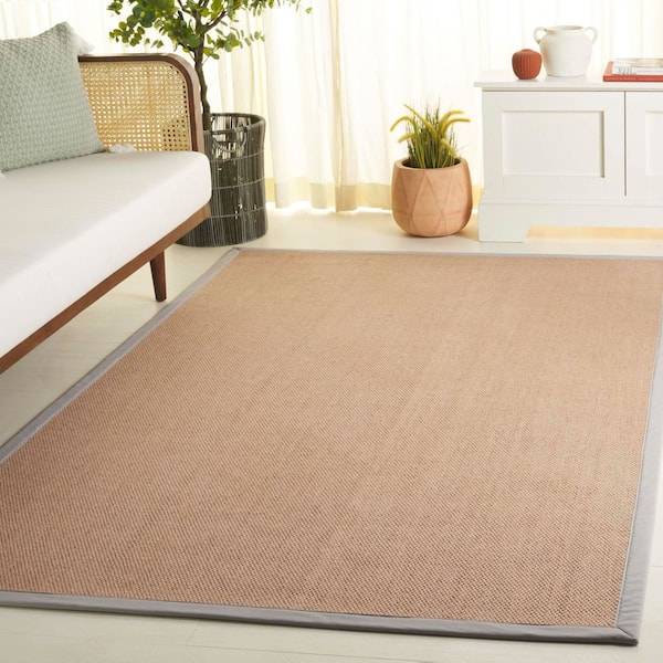 Natural Fiber 3 ft. x 5 ft. Natural/Beige Coastal Farmhouse Area Rug