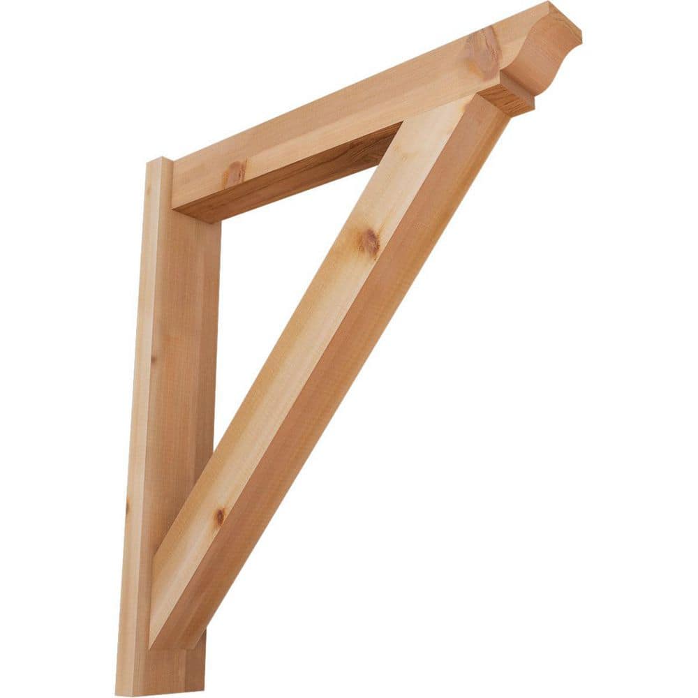 Ekena Millwork 6 in. x 34 in. x 30 in. Western Red Cedar Traditional ...