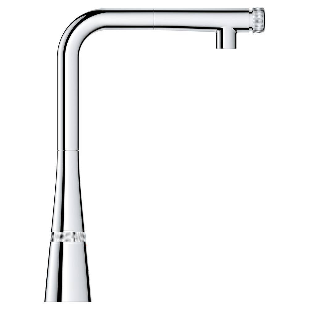 Grohe Zedra Chrome Pull-Out Spray Kitchen Faucet