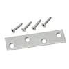 Everbilt 3 in. Galvanized Mending Plate (2-Pack) 15264