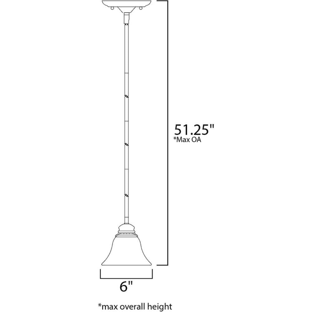 Malaga Frosted Glass Satin Nickel Mini Pendant Light