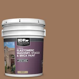 5 gal. #S220-6 Baked Sienna Elastomeric Masonry, Stucco and Brick Exterior Paint