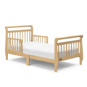 Classic Natural Sleigh Crib Toddler Bed