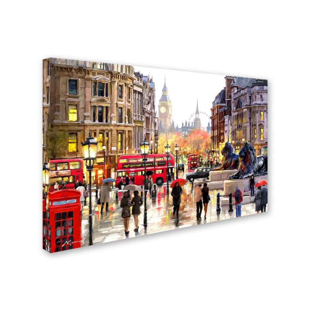 Multicolor Cityscape London Landscape Canvas Art for Kids