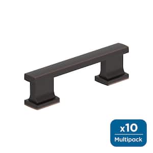 Triomphe 3 in. (76 mm) Center-to-Center Oil Rubbed Bronze Cabinet Bar Pull (10-Pack )